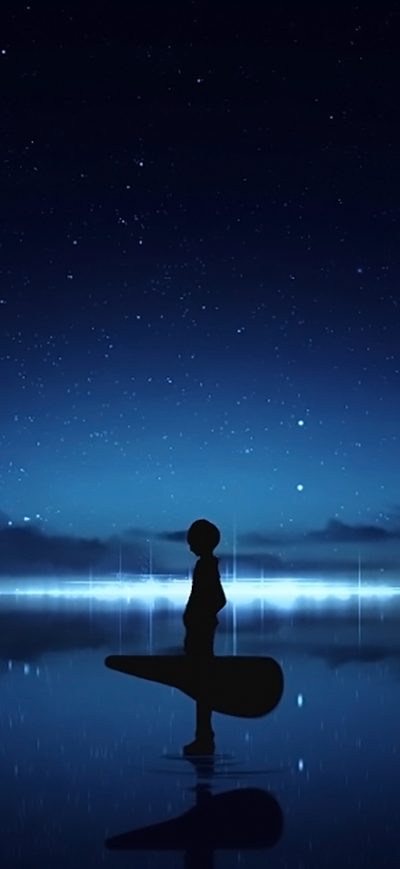 Fond d'écran iPhone Anime Boy With Guitar Fantasy Art