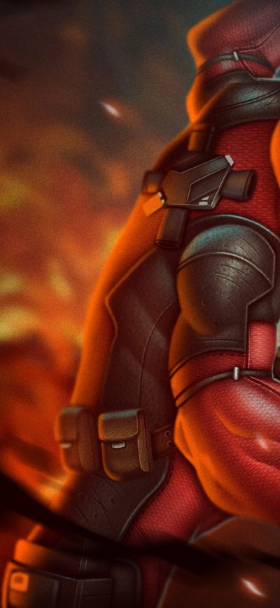 Fond d'écran iPhone 4k Deadpool Art