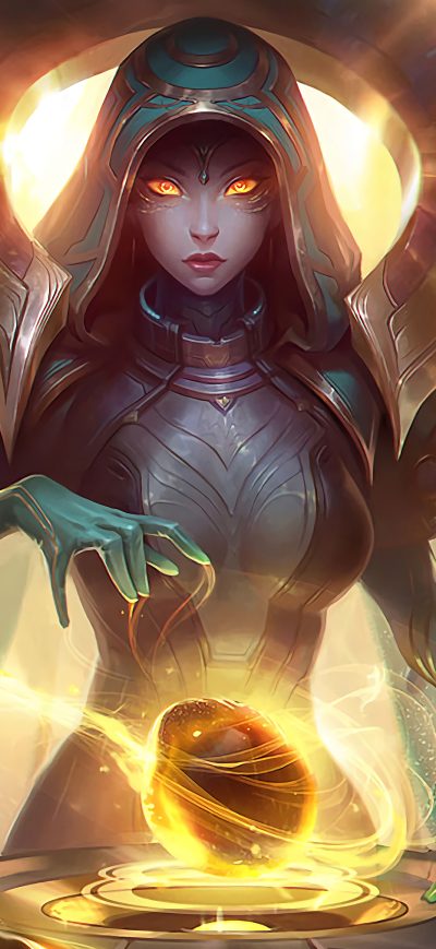 Fond d'écran iPhone Sona League Of Legends 8k