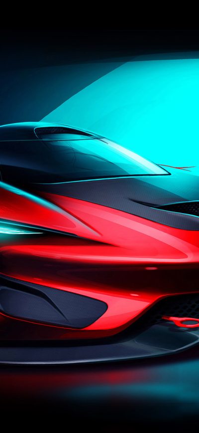 Fond d'écran Dodge SRT Tomahawk sur iPhone