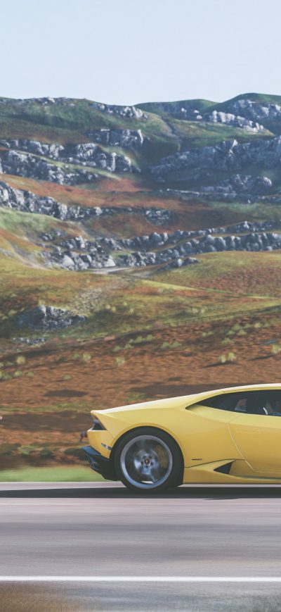 Fond d'écran iPhone 4k Forza Horizon 4 Lamborghini Huracan