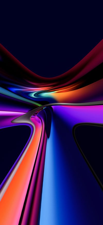 Fond d'écran iPhone Blended Glass Colors 8k