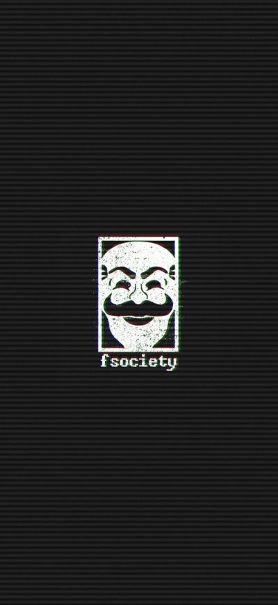 Fond d'écran iPhone F Society Mr Robot