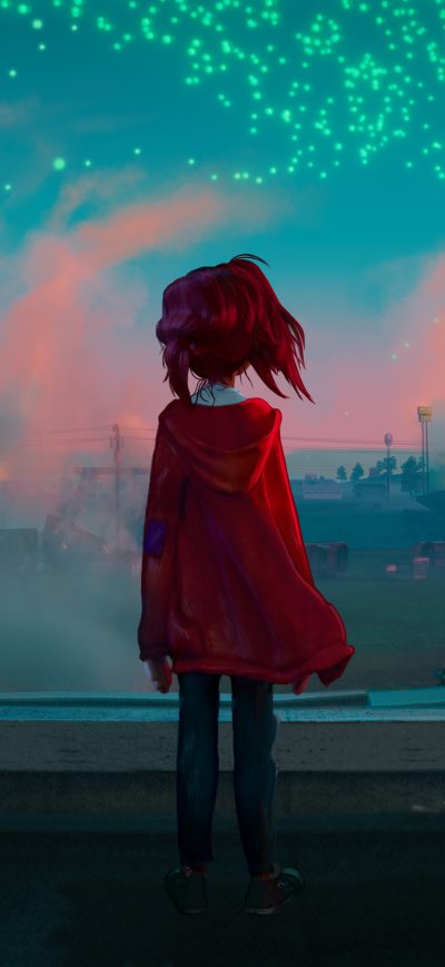 Fond d'écran Little Lost Girl 4k sur iPhone