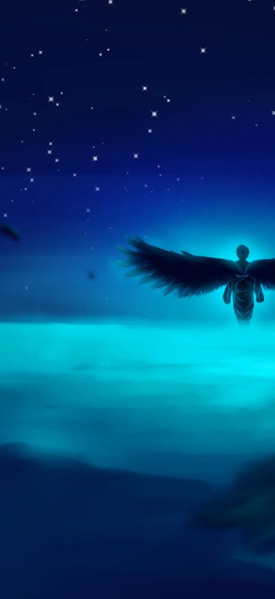 Fond d'écran iPhone Star Angel 4k