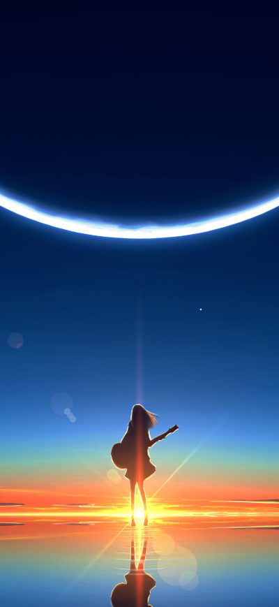 Fond d'écran iPhone Anime Girl Scenery 4k