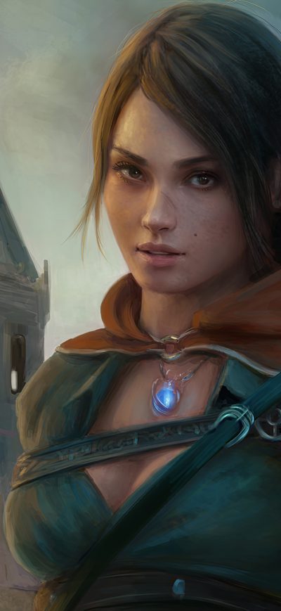 Fond d'écran iPhone Adventurer Girl 4k