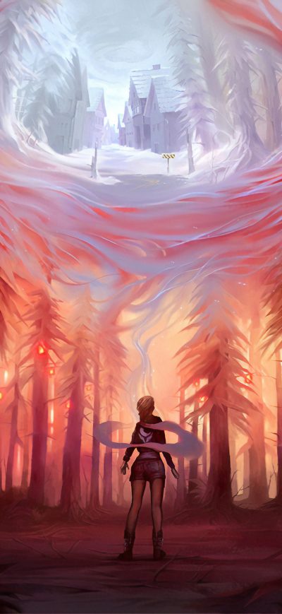 Fond d'écran Dreamworld 4k sur iPhone