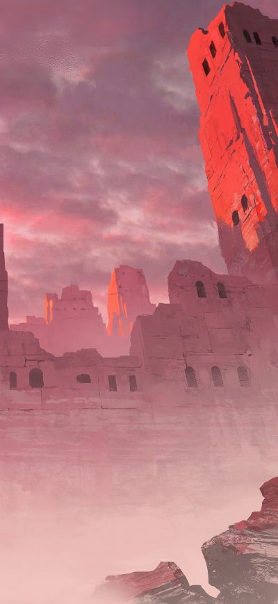 Fond d'écran iPhone Messenger Reached Castle 4k