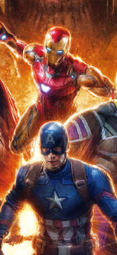 Fond d'écran iPhone Avengers End Game Superheroes