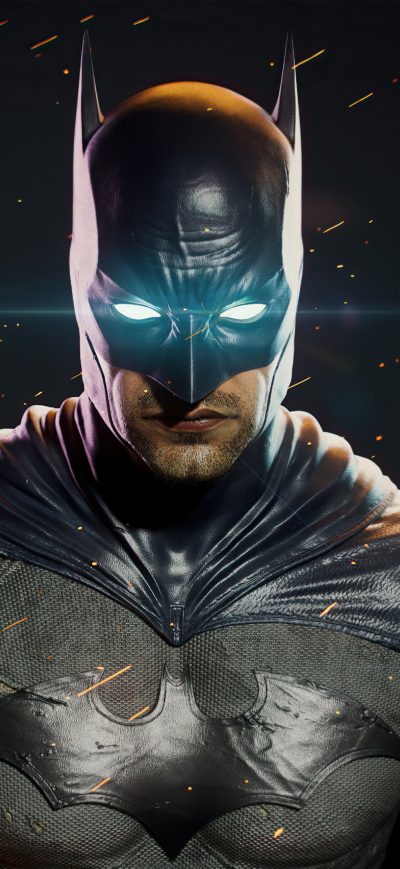 Fond d'écran iPhone Batman Glowing Eyes Darkness 4k
