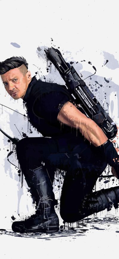 Fond d'écran iPhone Hawkeye In Avengers Infinity War 2018 4k Artwork