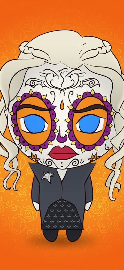 Fond d'écran iPhone Daenerys Targaryen Minimalism