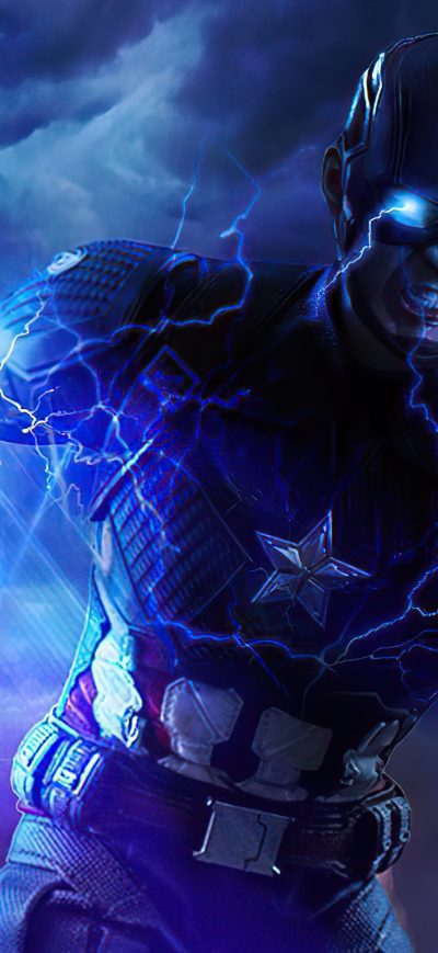 Fond d'écran iPhone Captain America With Hammer And Shield 4k
