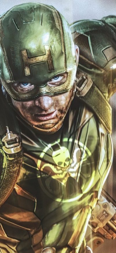 Fond d'écran iPhone Captain America X Falcon Split 4k