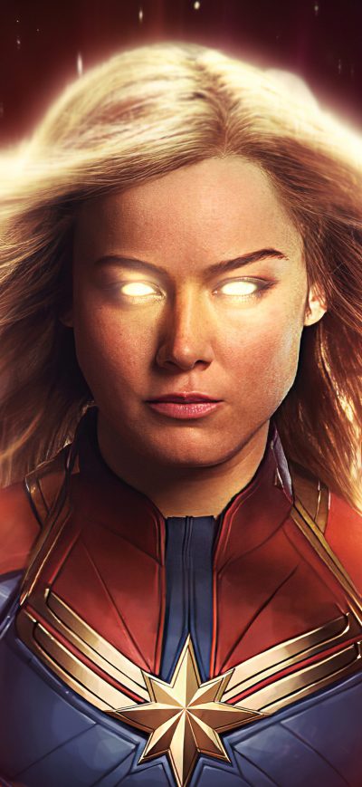 Fond d'écran iPhone Captain Marvel Brie Larson 4k