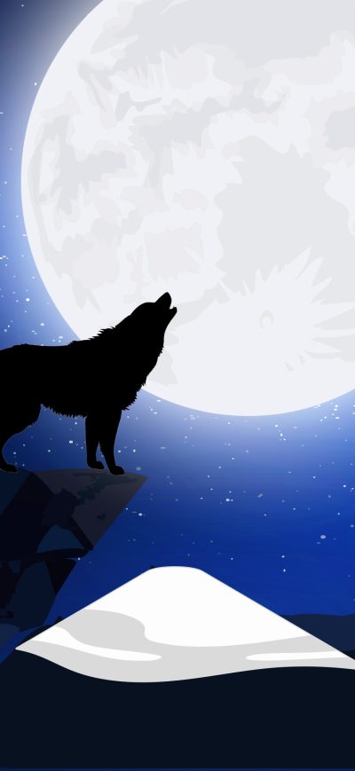 Fond d'écran iPhone Wolf Howling