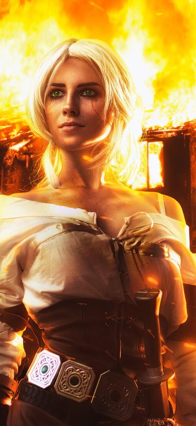 Fond d'écran iPhone The Witcher Ciri 4k