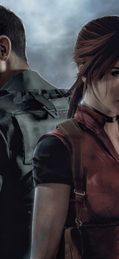 Fond d'écran iPhone Claire Redfield And Leon Resident Evil