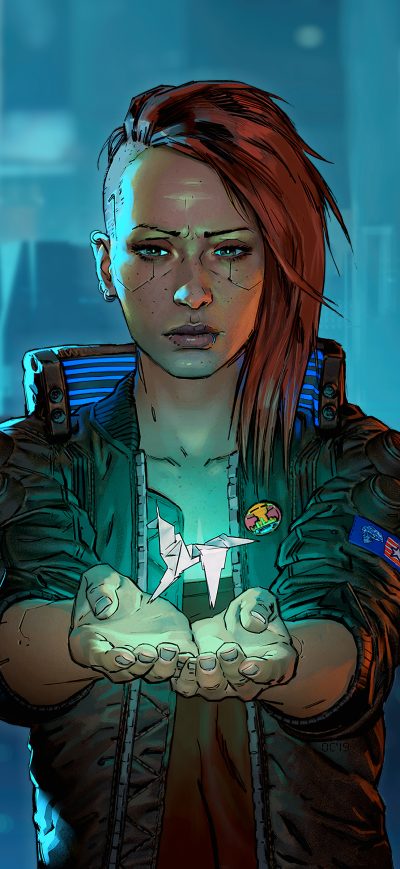 Fond d'écran iPhone 2020 Cyberpunk 2077
