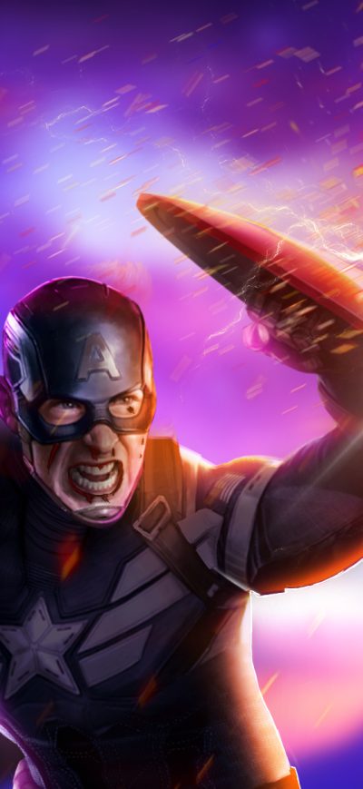 Fond d'écran iPhone Captain America Avengers Endgame