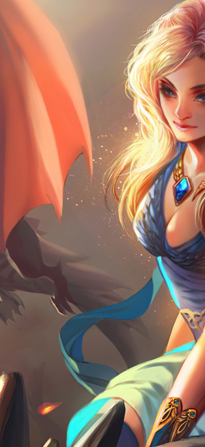 Fond d'écran iPhone Queen Of Dragons 4k