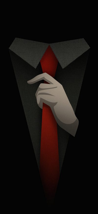 Fond d'écran Suit Guy Minimal 5k sur iPhone