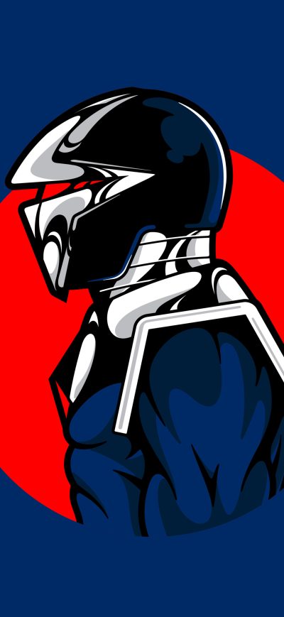 Fond d'écran iPhone Darkhawk Minimalism