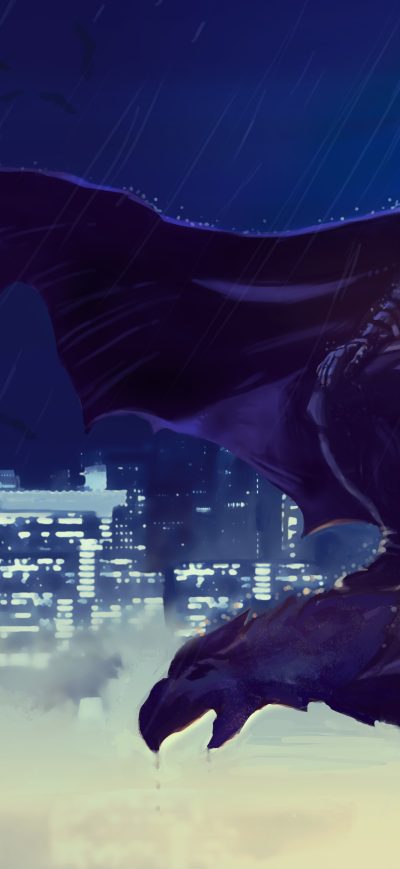 Fond d'écran iPhone Batman Gotham 4k Artwork
