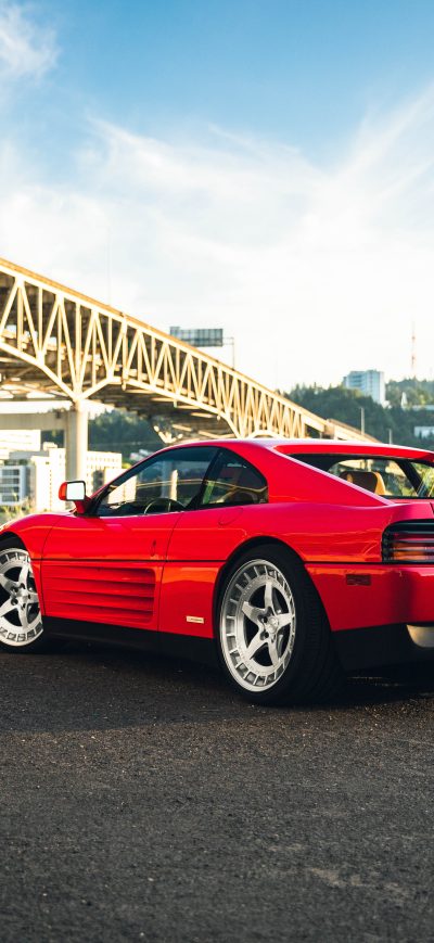 Fond d'écran iPhone Ferrari 348 5k