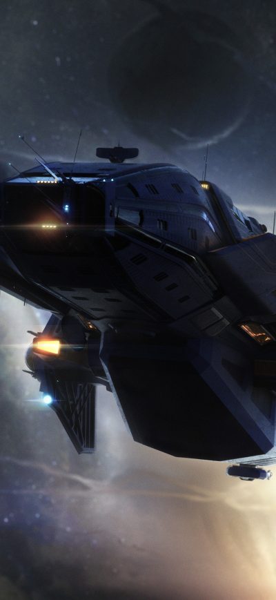 Fond d'écran iPhone Star Citizen Spaceship 4k