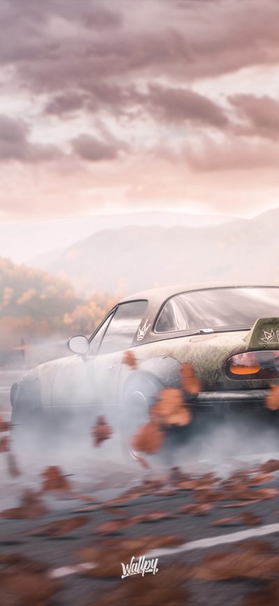 Fond d'écran iPhone Forza Horizon 4 Mazda 4k Drifting
