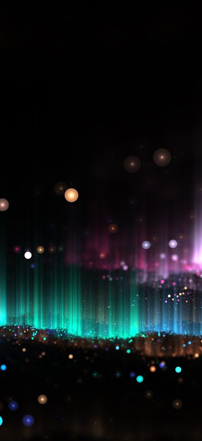 Fond d'écran iPhone Apophysis Fractal Lights 5k