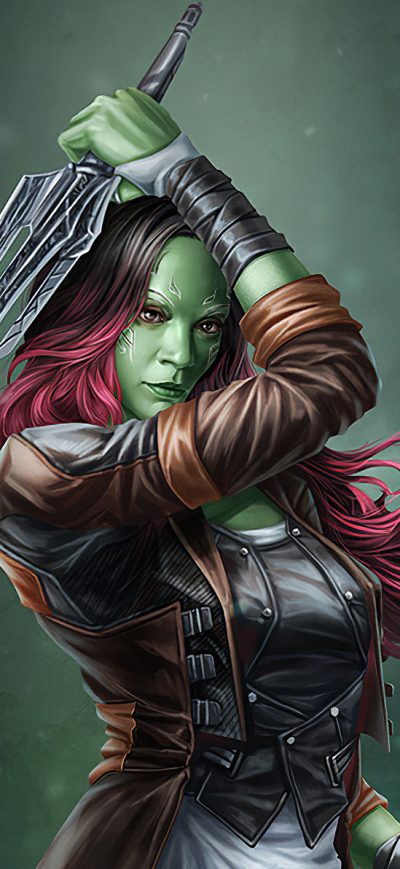Fond d'écran iPhone Gamora Artwork