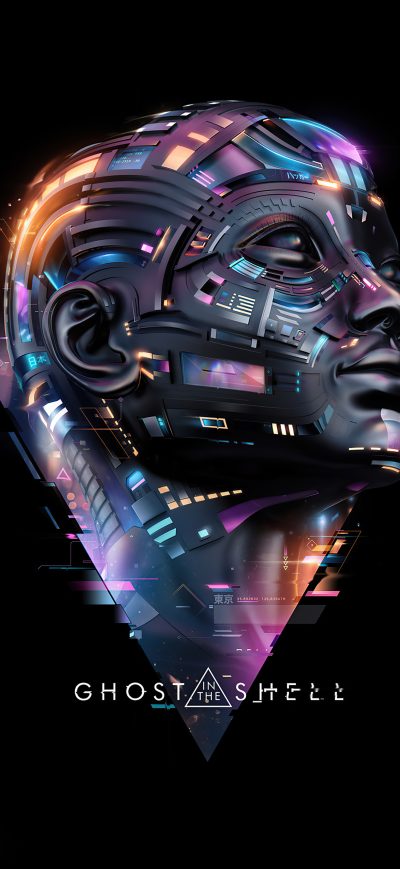 Fond d'écran iPhone Ghost In The Shell Oled 5k