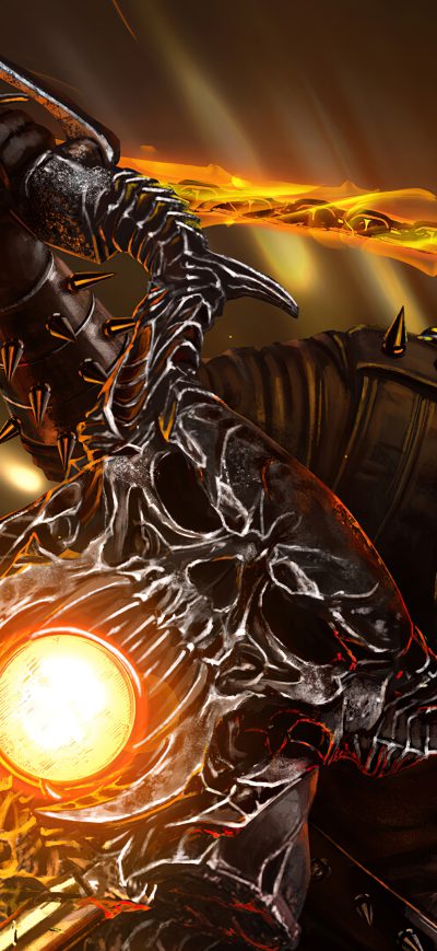 Fond d'écran iPhone The Ghost Rider 4k