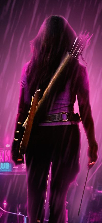 Fond d'écran iPhone Kate Bishop From Hawkeye Poster 4k