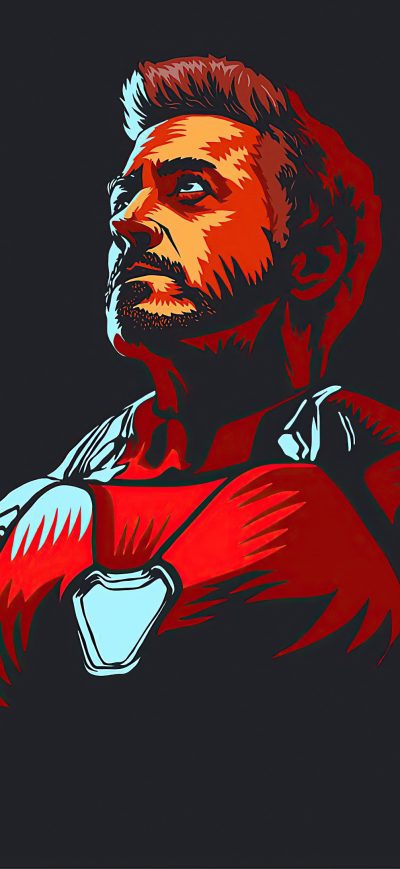 Fond d'écran iPhone Iron Man 4k 2020 Minimalism