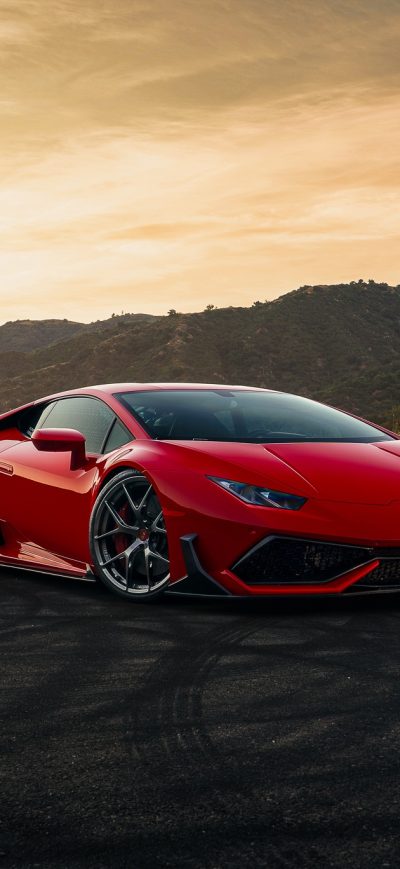 Fond d'écran iPhone Lamborghini Huracan Red Car