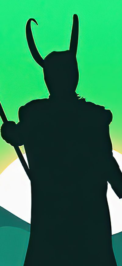Fond d'écran iPhone Loki Minimal Art 4k