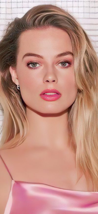Fond d'écran iPhone Margot Robbie In Pink Dress 4k