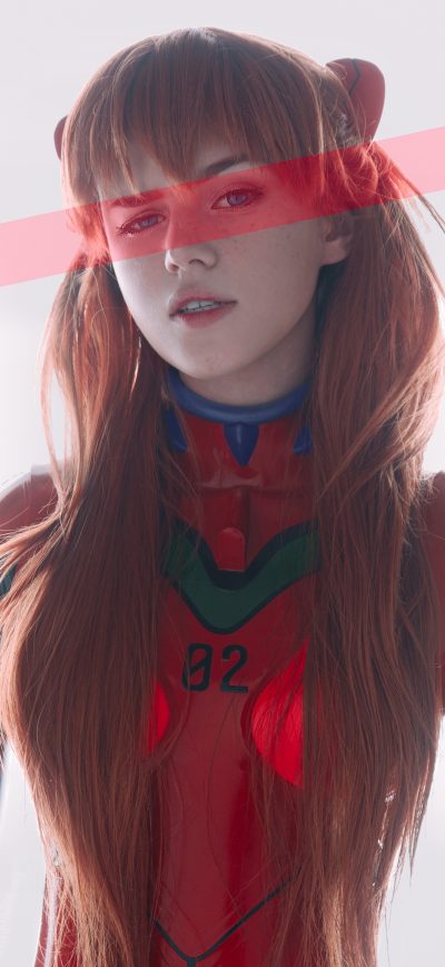 Fond d'écran iPhone Evangelion Anime Girl Cosplay 4k