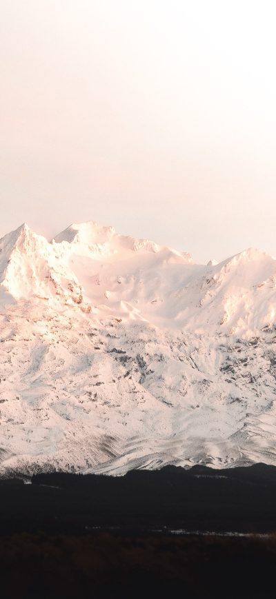 Fond d'écran iPhone Mount Ruapehu Covered In Snow 4k