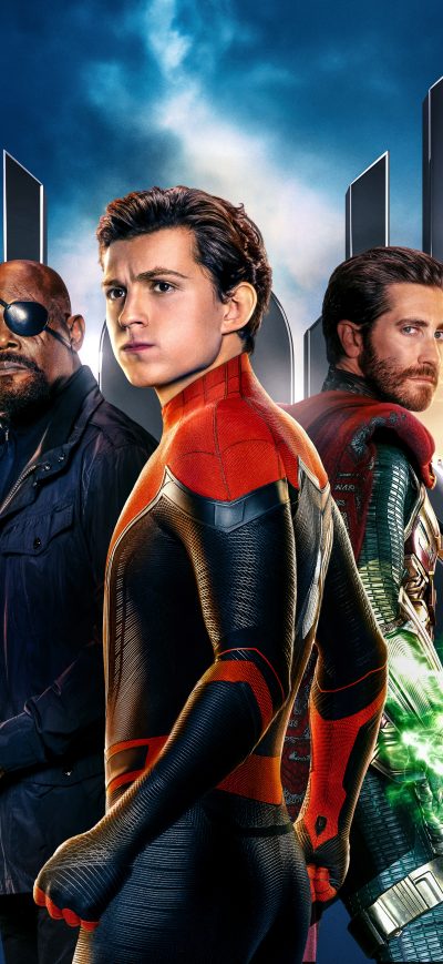 Fond d'écran iPhone Spiderman Far From Home Movie 8k