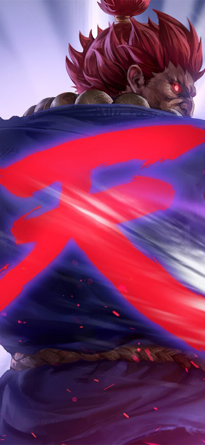 Fond d'écran iPhone 4k Artwork Akuma Street Fighter