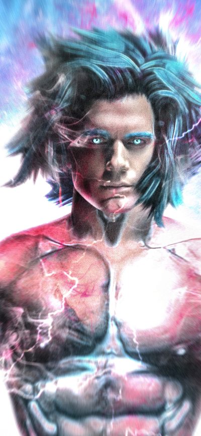 Fond d'écran iPhone God Super Saiyan Blue X Kaioken