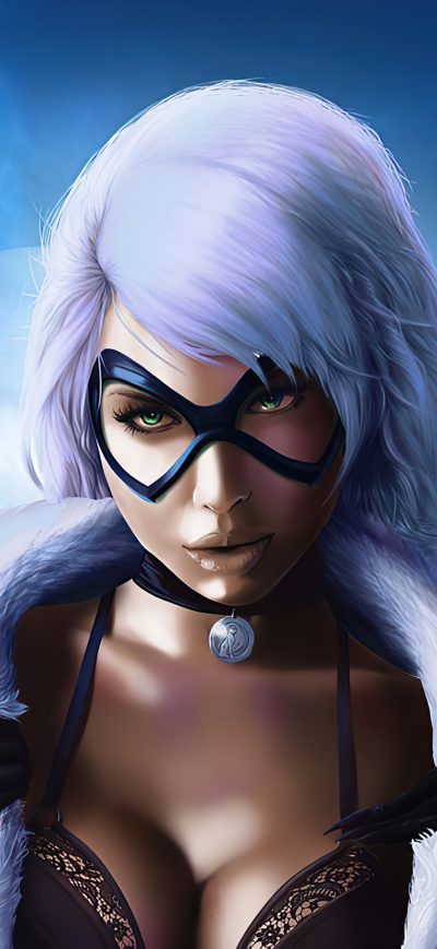 Fond d'écran iPhone Marvel Black Cat 4k