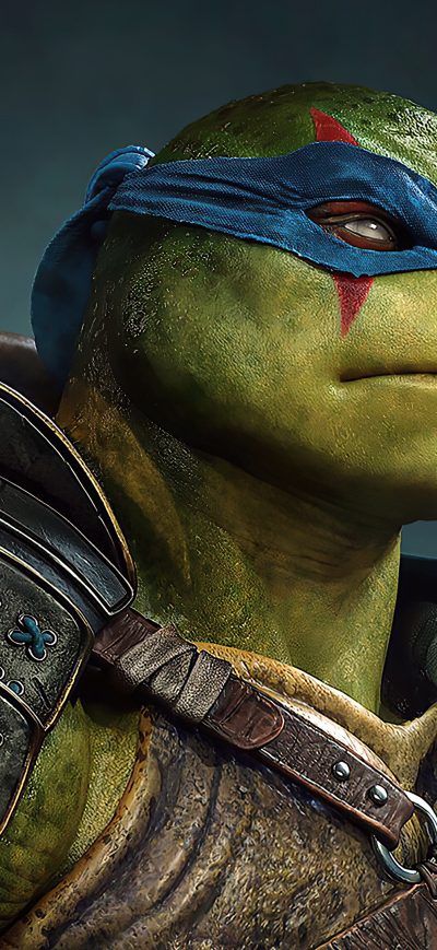 Fond d'écran iPhone Leonardo Ninja Turtle 4k