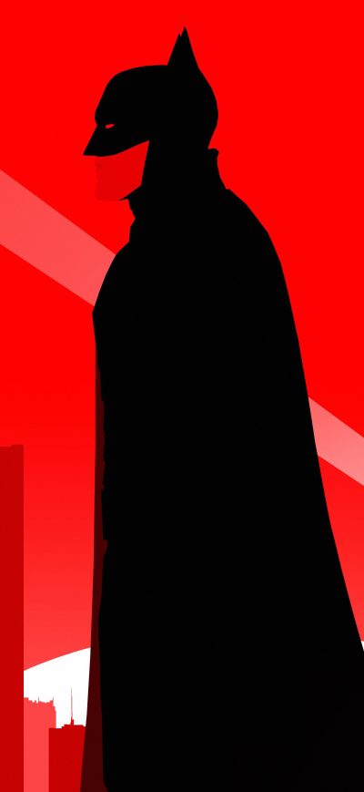 Fond d'écran iPhone The Batman Robert Pattinson Minimal Poster 5k