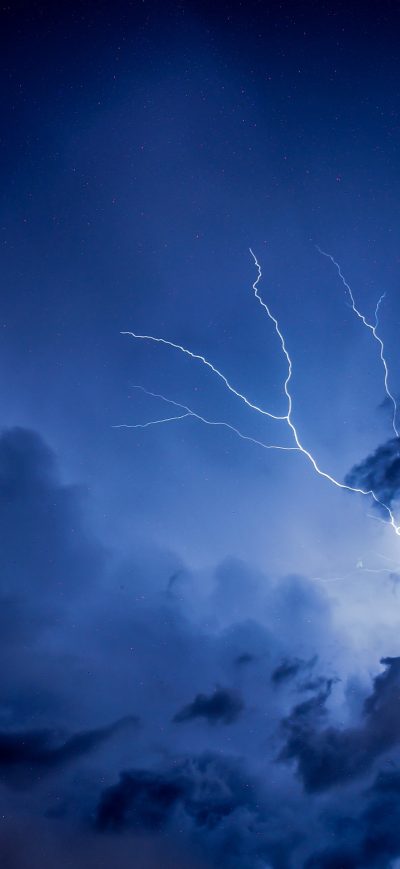 Fond d'écran iPhone Thunder Storm 4k